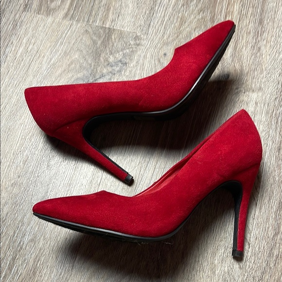 Y-Not Elegant Red Women's Heels - Picture 3 of 10